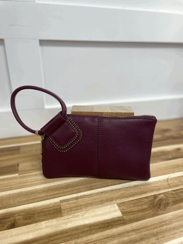 Sable Wristlet (mulberry glaze)