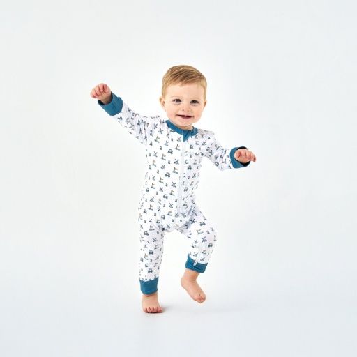 BABY ZIP UP, Color: HOLE IN ONE, Size: Newborn