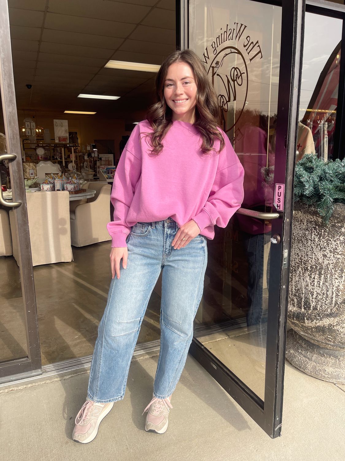 KATE HIGH RISE BARREL JEANS