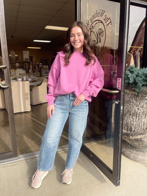 KATE HIGH RISE BARREL JEANS