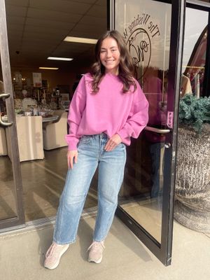 KATE HIGH RISE BARREL JEANS