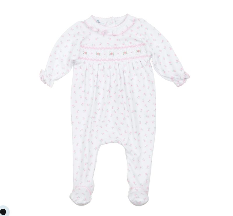 JULIETTE'S CLASSIC SMOCKED FOOTIE