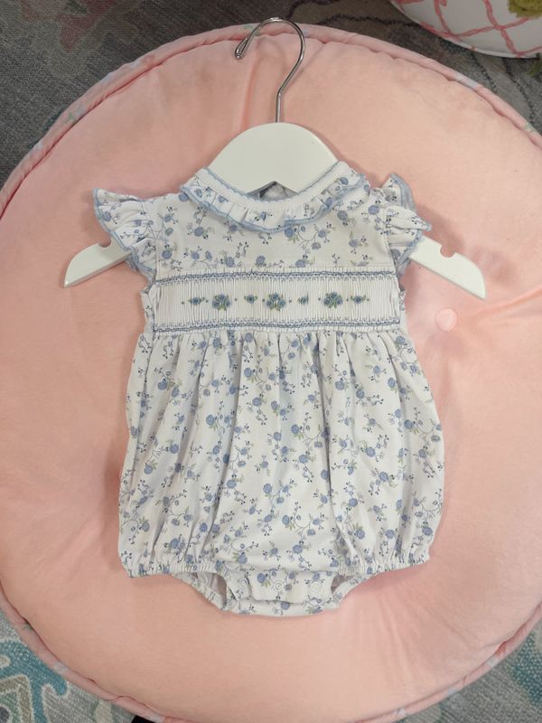 SKYLAR'S CLASSIC SMOCKED BUBBLE (BLUE)
