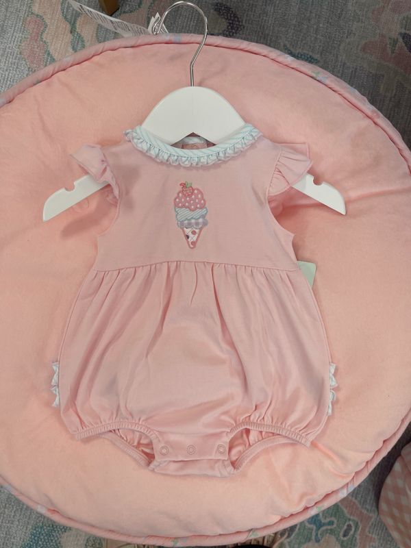 SCOOPS OF FUN APPLIQUE RUFFLE BUBBLE