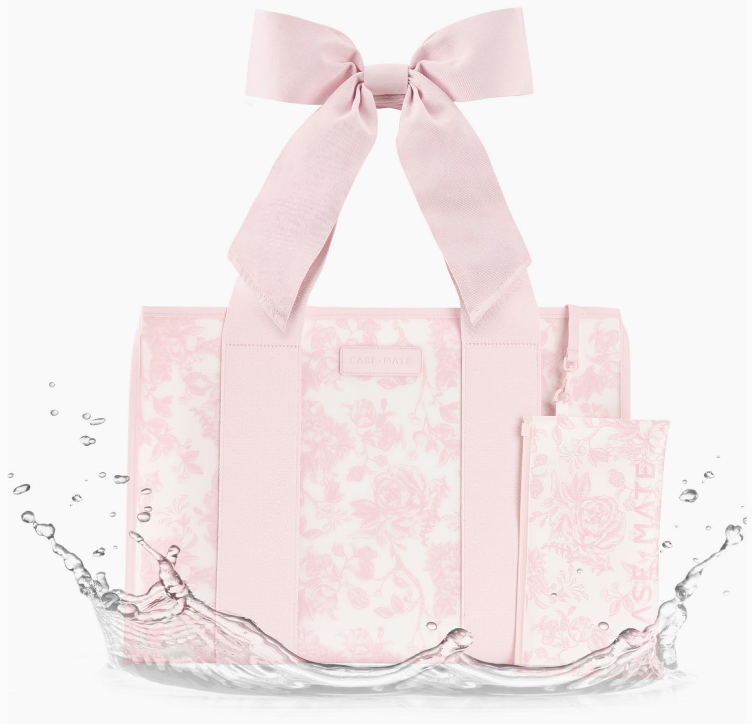CASEMATE JELLY TOTE BAG, STYLE: Afternoon Rosé Bow