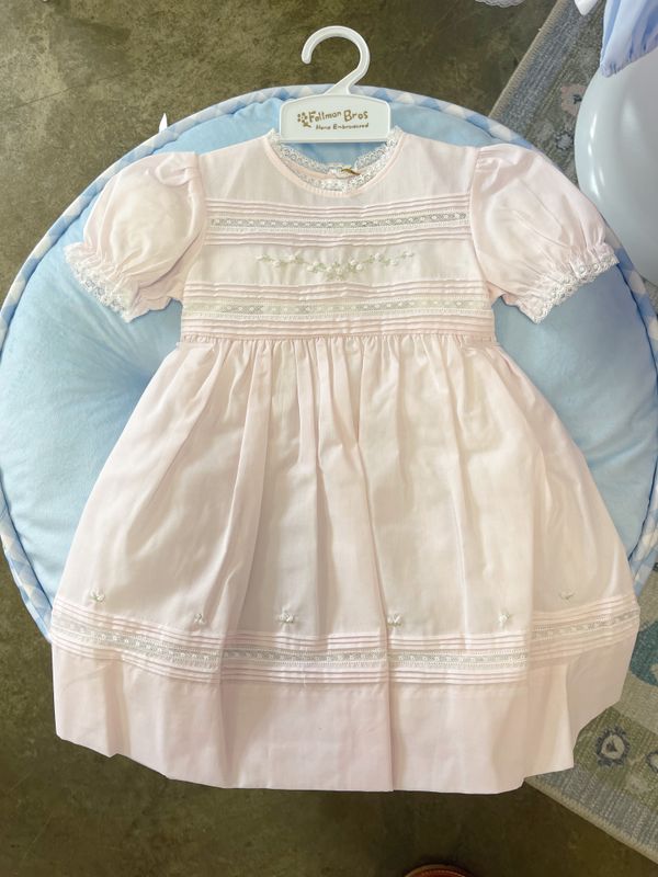 FLORAL BULLIONS AND LACE DRESS