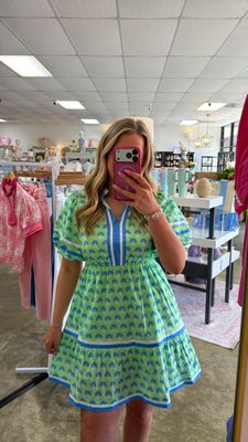 BOHO FLORAL TIERED DRESS