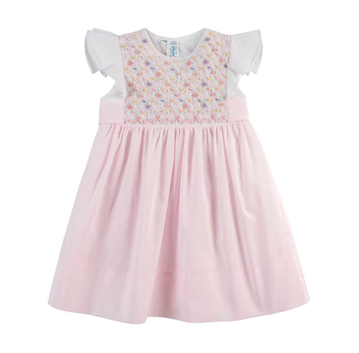 FLORAL HAND SMOCKED DRESS