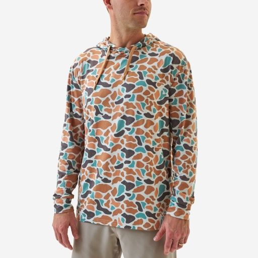 PERFORMANCE HOODIE, Color: BAYSIDE CAMO, Size: Small