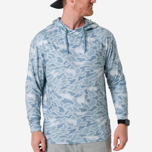 PERFORMANCE HOODIE, Color: SEASIDE CAMO, Size: Medium