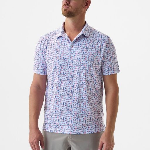 PERFORMANCE POLO, Color: OLD GLORY, Size: Small