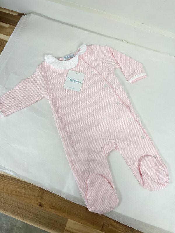 PINK BUBBLE CROSSOVER FOOTIE