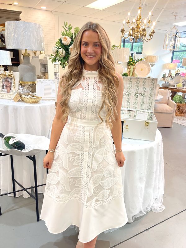 SUNDAY LACE WHITE DRESS
