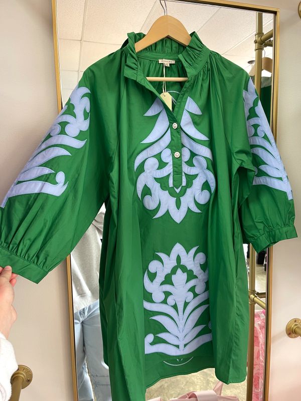 BOTANICAL BAROQUE DESIGN DRESS