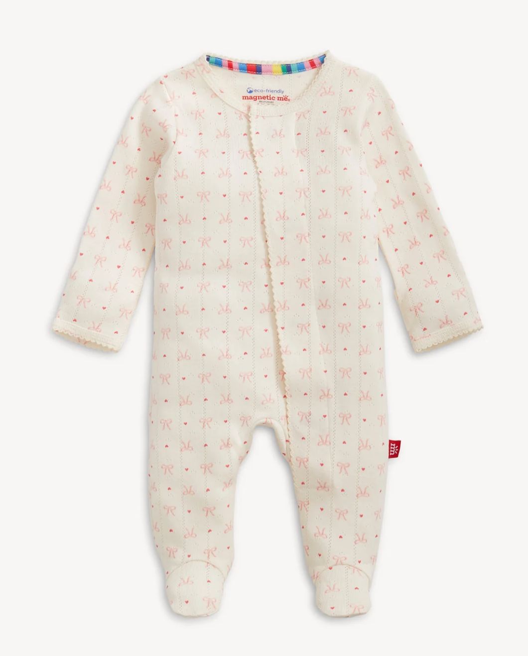 HEART &amp; BOW POINTELLE FOOTIE - 