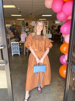 POLKA DOT SET CAMEL