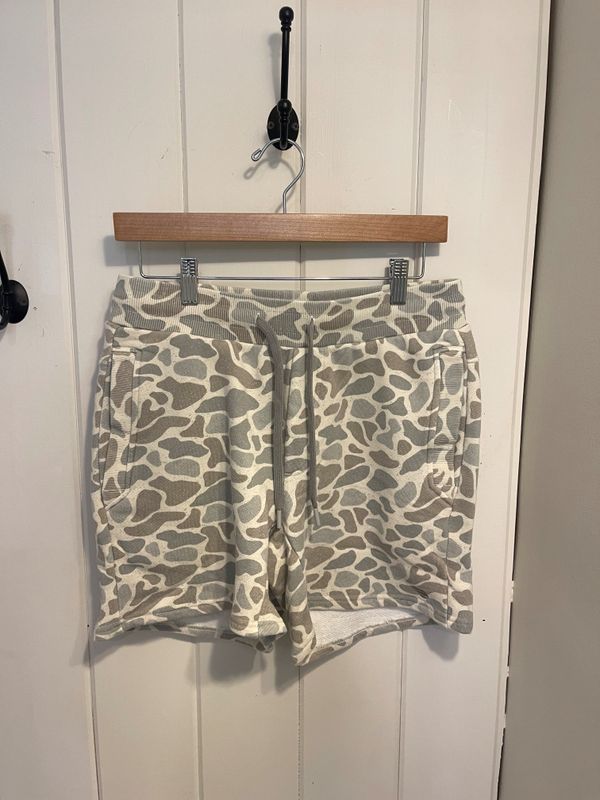 VINTAGE WASHED SHORTS - CLASSIC DEER CAMO