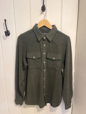 L/S AUSTIN SHIRT - OLIVE GREEN