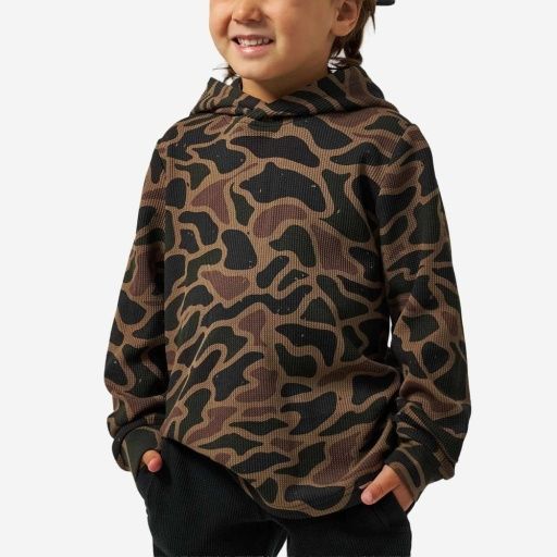 YOUTH THERMAL HOODIE - BENDITA CAMO, Color: BENDITA CAMO, Size: 3T