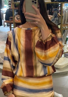 MULTI COLOR STRIPE TOP