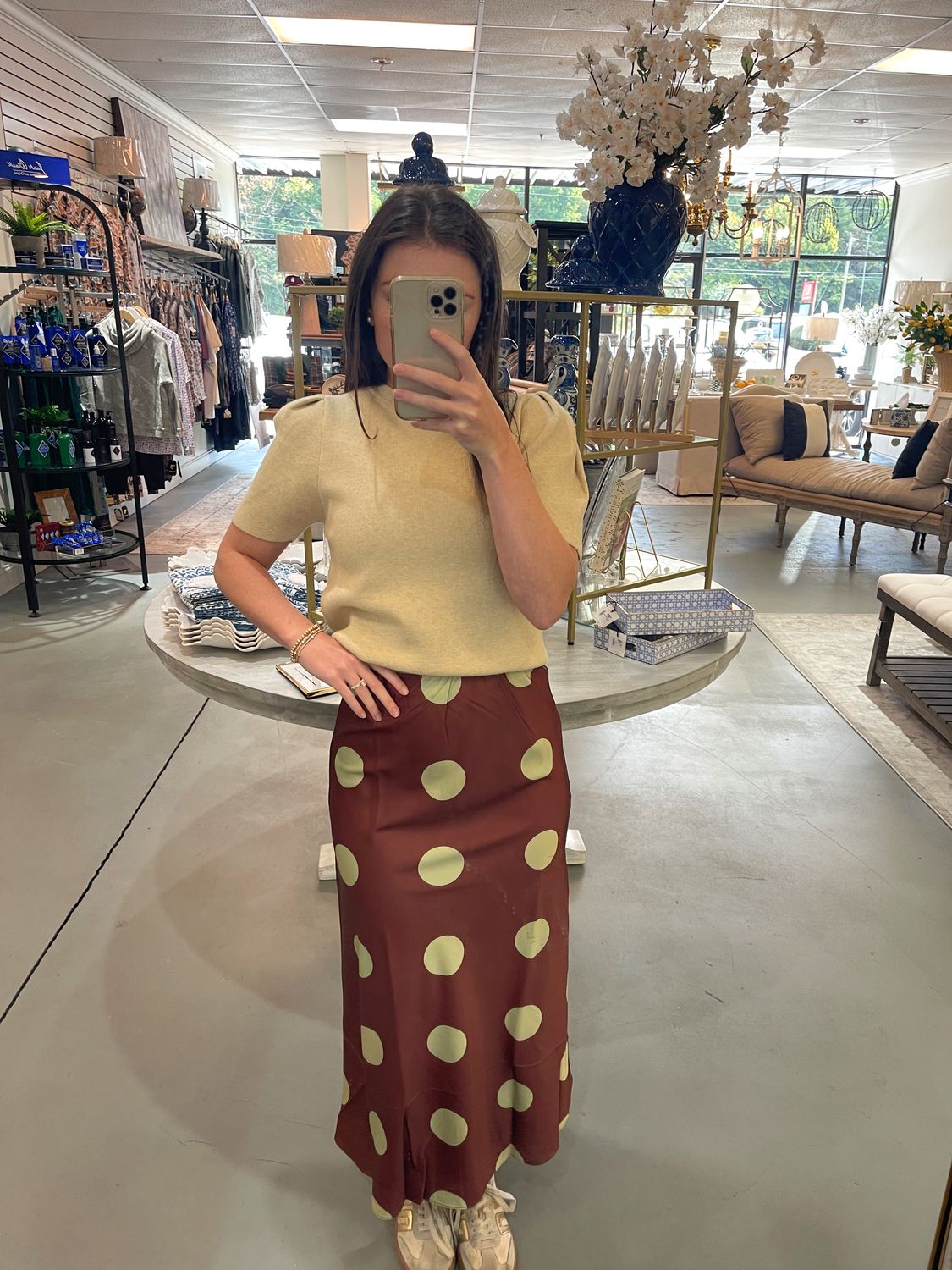 POLKA DOT SKIRT