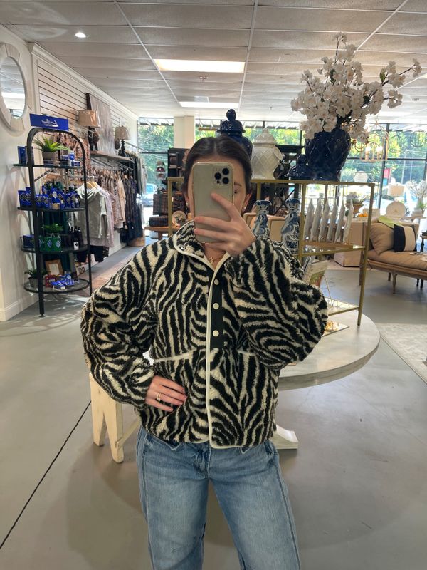 OLIVE ZEBRA JACKET
