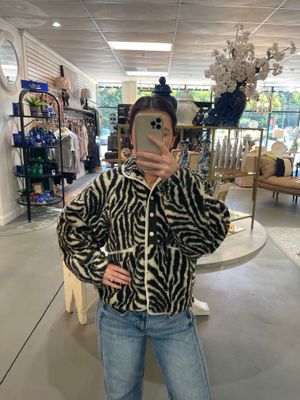 OLIVE ZEBRA JACKET