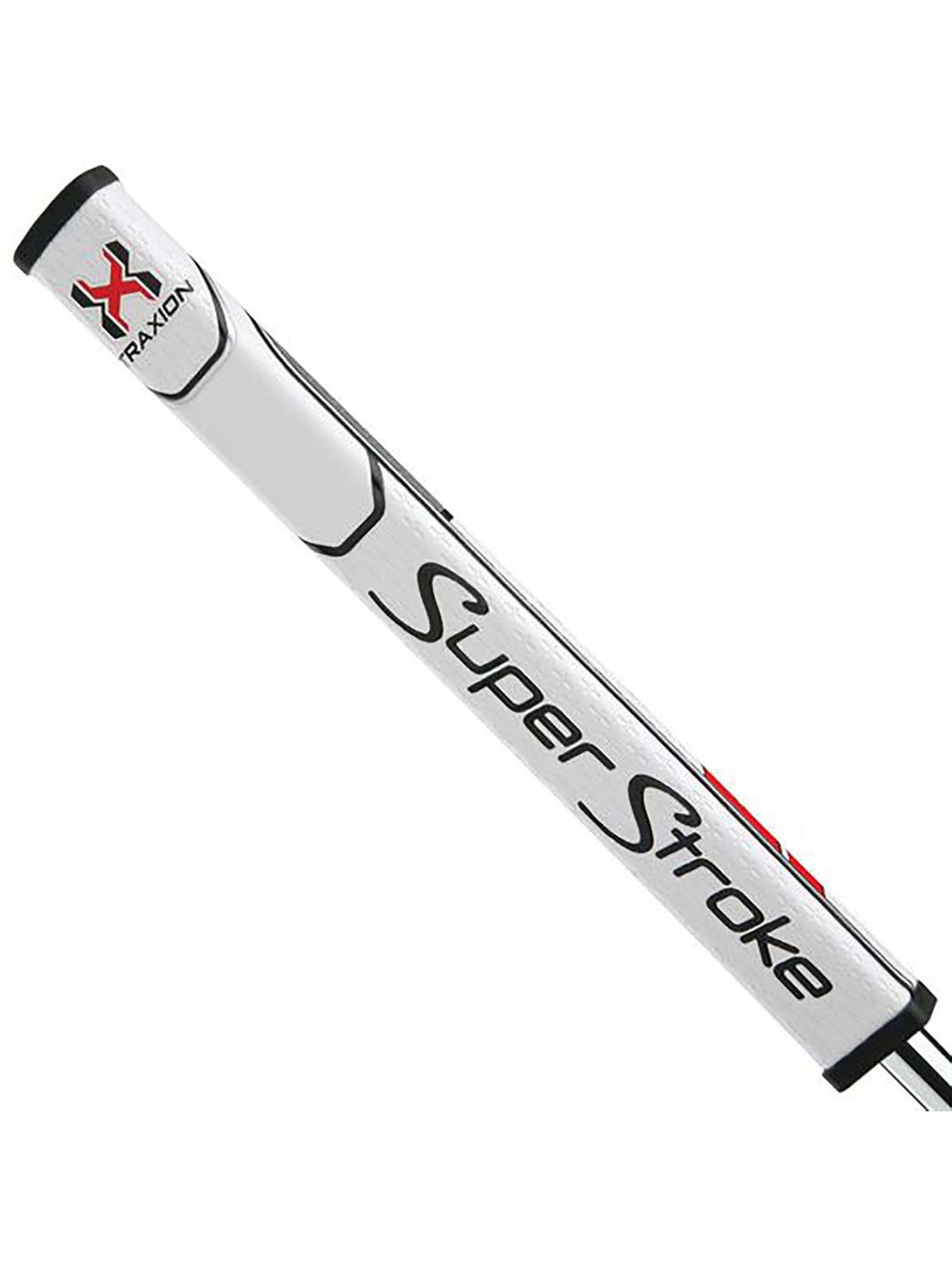 SUPERSTROKE ZENERGY FLATSO PUTTER GRIP 24, Color: WHITE/RED/GREY, Size: 3.0