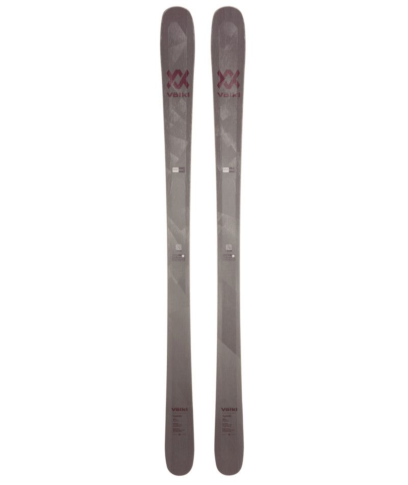 VOLKL WOMENS YUMI 80 DOWNHILL SKIS 24, Color: GREY/MAROON, Size: 147