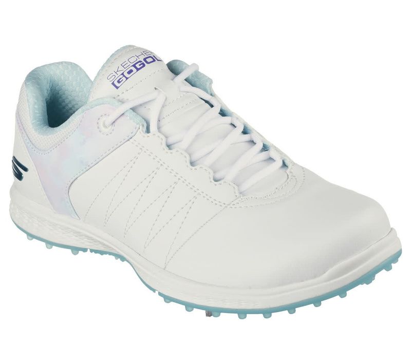 SKECHERS WOMENS GO GOLF PIVOT SPLASH SPIKELESS GOLF SHOES 24