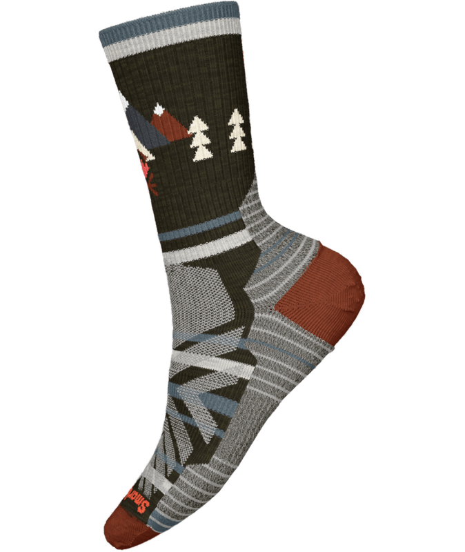 SMARTWOOL WOMENS HIKE LIGHT CUSHION UNDER THE STARS CREW SOCKS 24