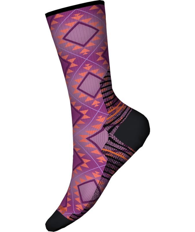 SMARTWOOL WOMENS HIKE LIGHT CUSHION SOUTHWEST TILE PRINT CREW SOCKS 24