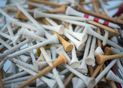 Durable and reliable golf tees provide a stable base for your ball, enhancing your drive and overall performance.