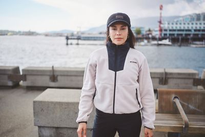 Women’s softshell jackets offering a lightweight, flexible fit with water resistance and breathability.