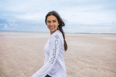 Women’s long sleeve tees made from soft, breathable fabric, offering comfort and style  on their own in any season.