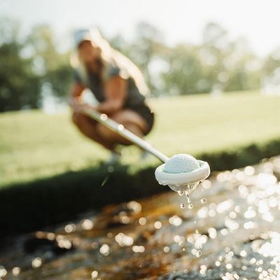 Efficient golf ball retrievers, designed for easy retrieval of balls from water hazards and hard-to-reach areas.