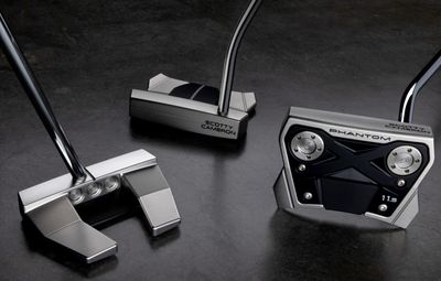 The putter features a sleek, flat clubhead design, ideal for precise, controlled shots on the green.