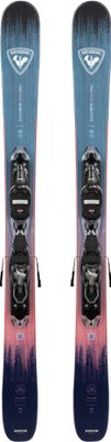 SKI TOPSHEET VIEW OF ROSSIGNOL WOMENS RALLYBIRD SOUL PRO W W/XP10 GW DOWNHILL SKIS WITH WOODCORE