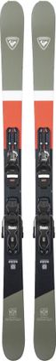 TOPSHEET VIEW OF ROSSIGNOL YOUTH SPRAYER XPRESS DOWNHILL SKIS WITH POPLAR WOOD CORE
