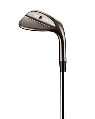 MAIN VIEW OF TITLEIST UNISEX VOKEY SM9 BRUSHED STEEL WEDGE WITH PRECISE DISTANCE