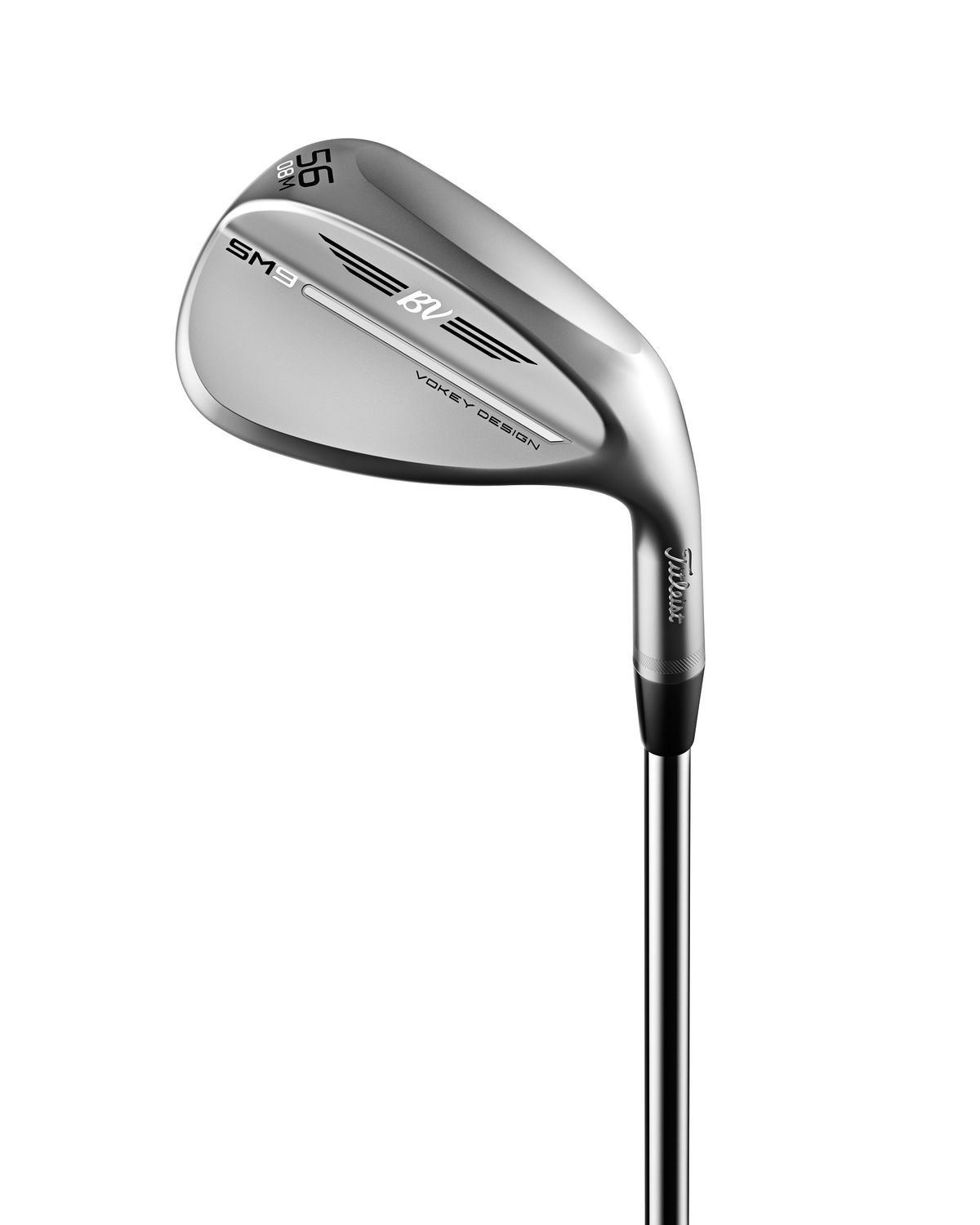 MAIN VIEW OF TITLEIST UNISEX VOKEY SM9 TOUR CHROME WEDGE WITH PRECISE DISTANCE