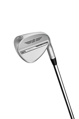 MAIN IMAGE OF TITLEIST UNISEX VOKEY SM10 TOUR CHROME LIGHTWEIGHT STEEL WEDGE IN F GRIND RIGHT 52.08