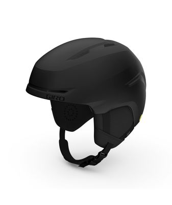 MAIN VIEW OF GIRO YOUTH SPUR MIPS HELMET IN MATTE BLACK WITH IN-MOLD CONSTRUCTION