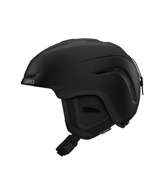 LEFT VIEW OF GIRO WOMENS AVERA HELMET IN MATTE BLACK WITH IN-MOLD CONSTRUCTION