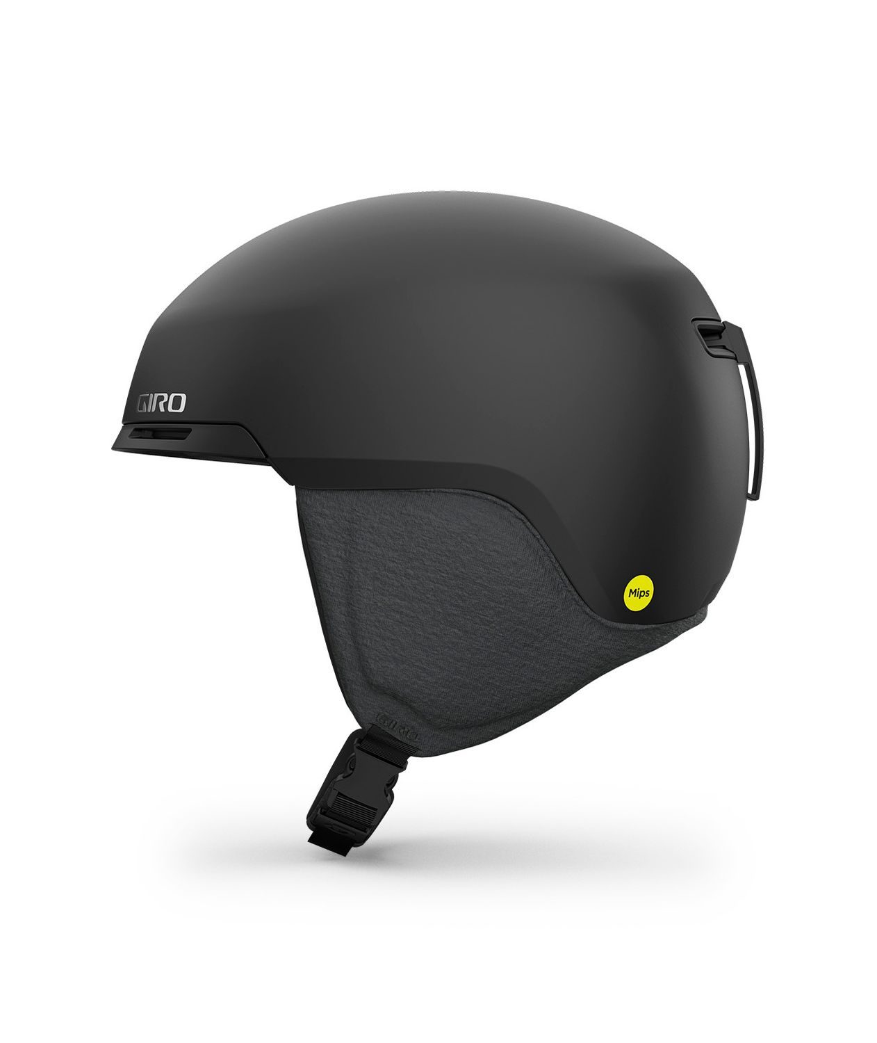 LEFT VIEW OF GIRO UNISEX TAGGERT MIPS HELMET IN MATTE BLACK