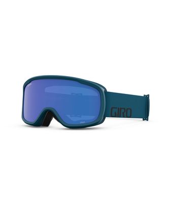 FEATURED VIEW OF GIRO UNISEX CRUZ GOGGLES IN BLACK &amp; HARBOR BLUE WORDMARK GREY COLBALT