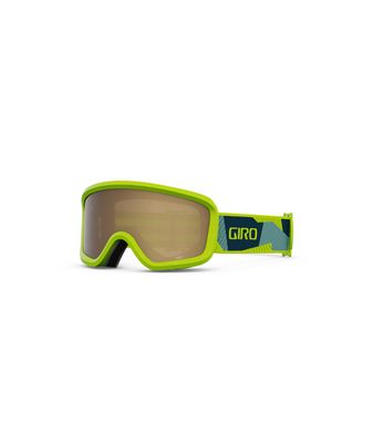 MAIN VIEW OF GIRO YOUTH CHICO 2.0 GOGGLES IN ANO LIME GEO CAMO AMBER ROSE