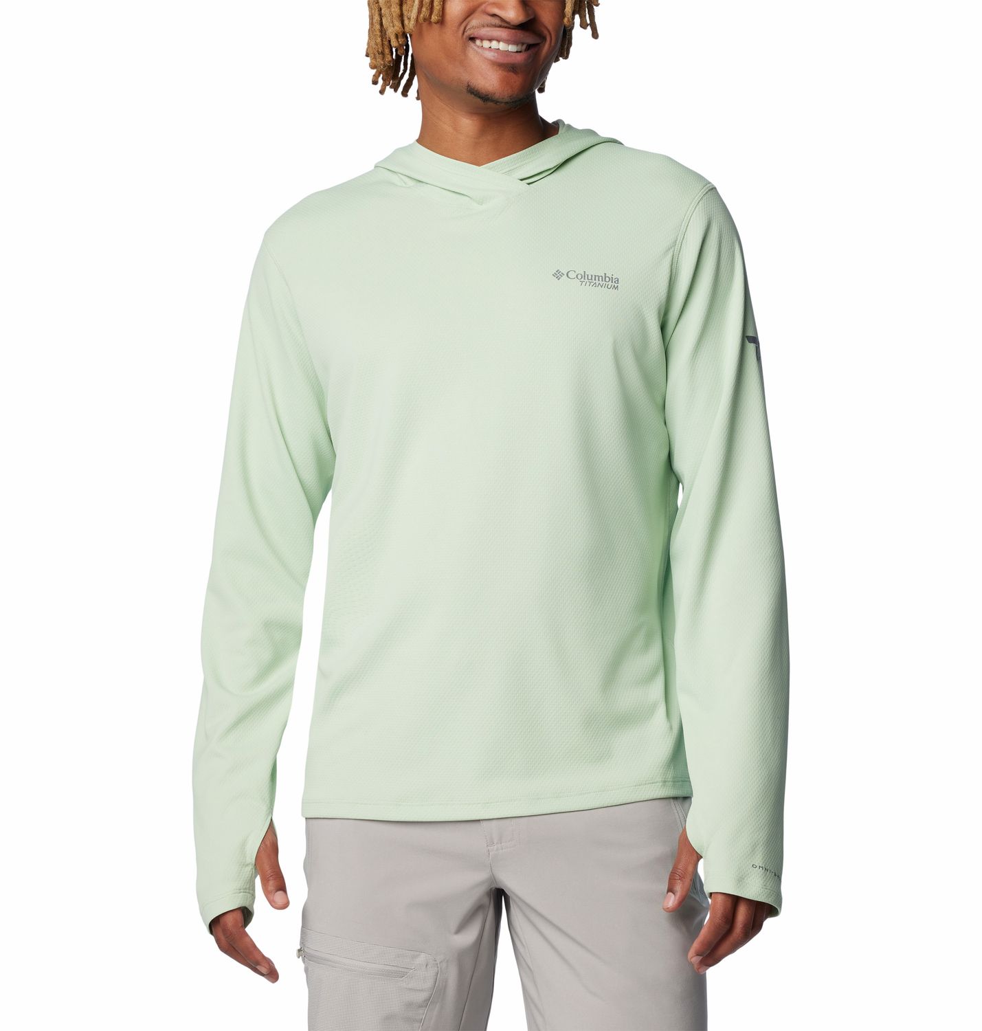 COLUMBIA MENS SUMMIT VALLEY HOODIE 24, Color: SAGE LEAF, Size: SMALL