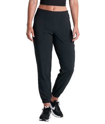 FRONT VIEW OF KUHL WOMENS VANTAGE LINED PANT IN BLACK