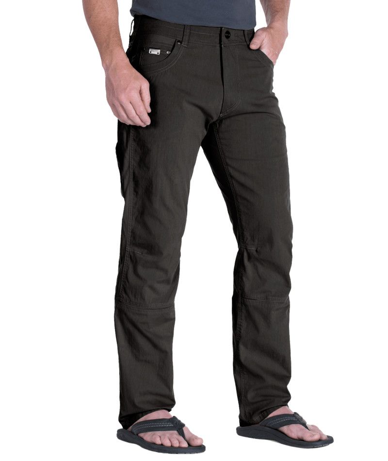 FRONT VIEW OF KUHL MENS RADIKL PANT IN CARBON